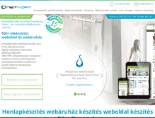 Tablet Screenshot of netfort.hu